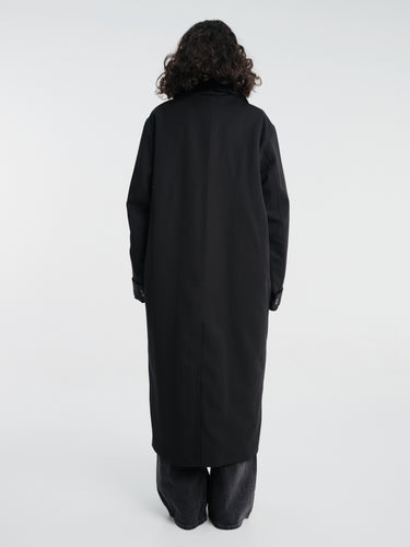Our Legacy - Tundra Coat in Coarse Black Gabardine