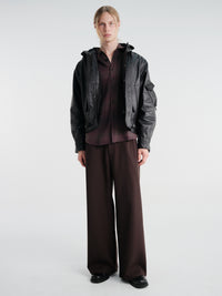 Our Legacy - Bridge Chino in Deep Pangoa Issue Wool