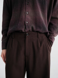 Our Legacy - Bridge Chino in Deep Pangoa Issue Wool