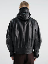 Our Legacy - Orbit Jacket in Malleable Black Bullhide