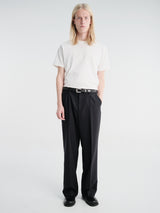 Our Legacy - Borrowed Chino in Black Panama Wool