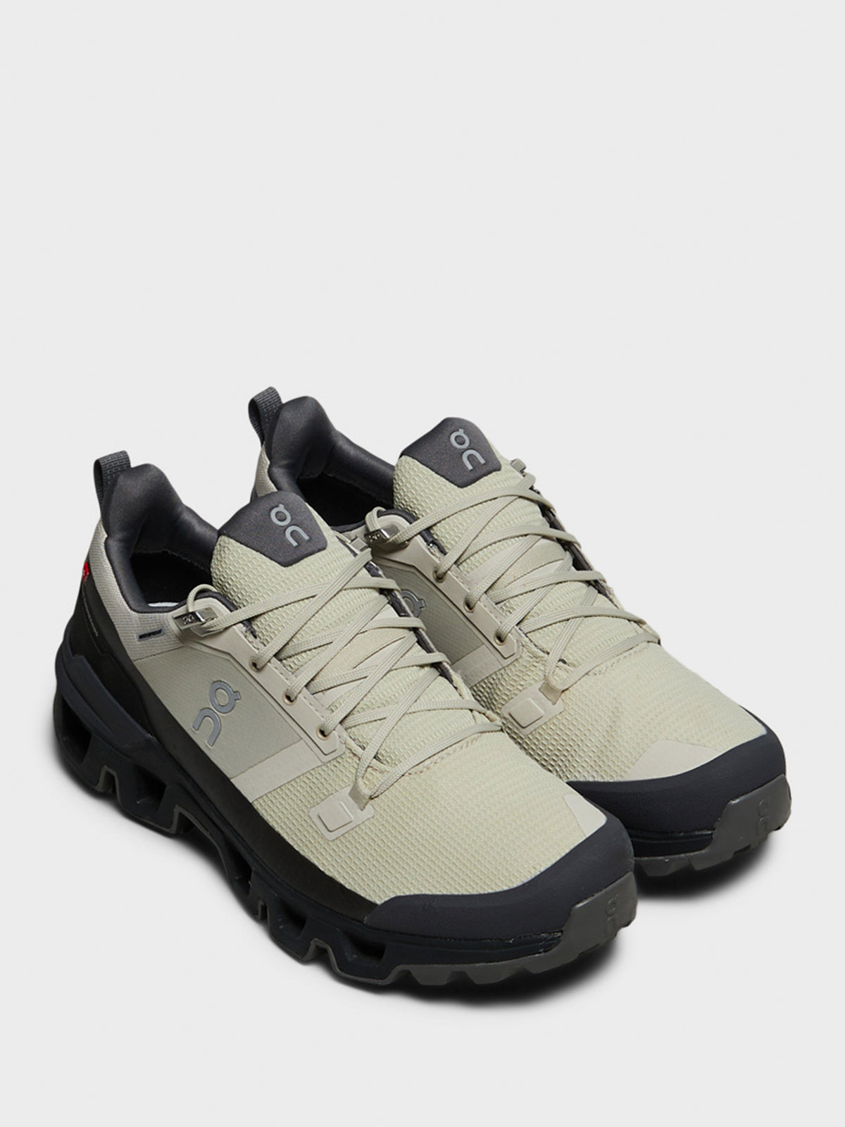 On - Cloudwander Waterproof Sneakers in Sand and Black