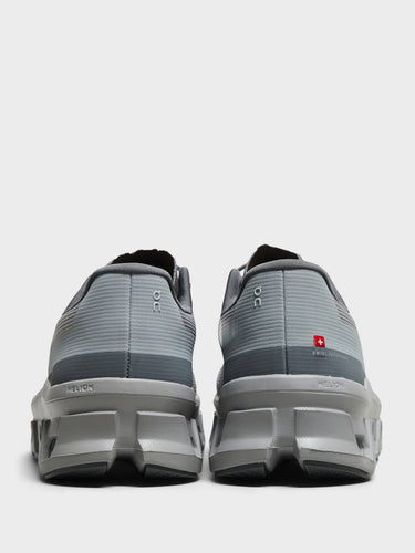 On - Cloudmonster Void Sneakers in Alloy and Glacier