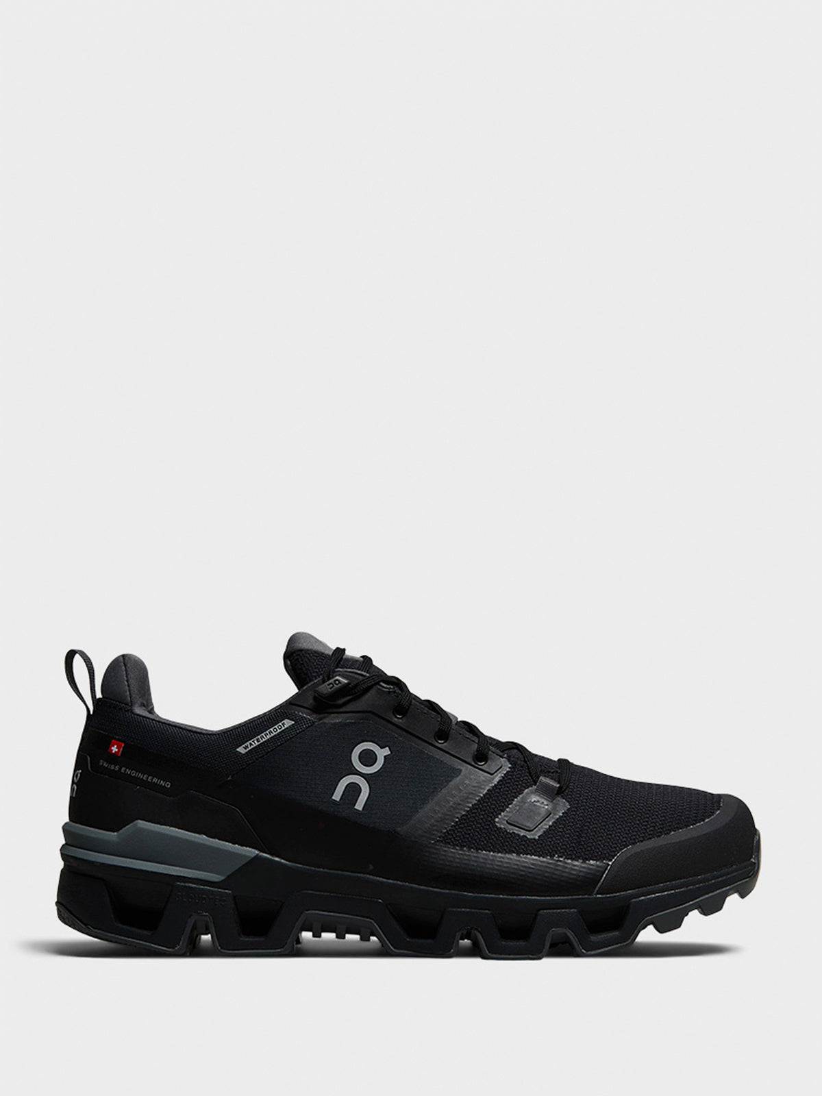 On - Cloudwander Waterproof Sneakers in Black and Eclipse