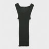 Oscalito - Wool and Silk Tank Top in Bosco