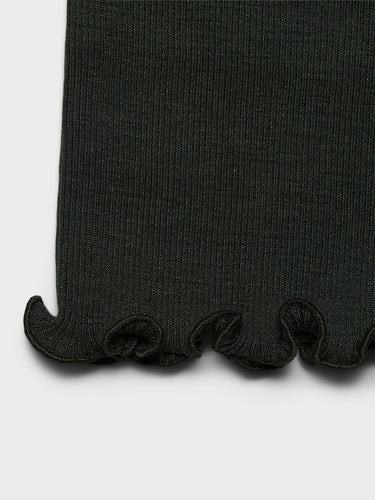 Oscalito - Wool and Silk Tank Top in Bosco
