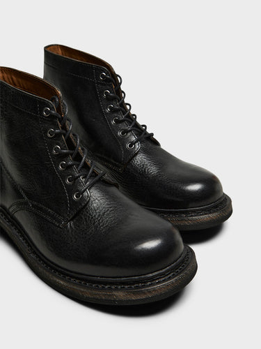 Our Legacy - Cortege Boots in Deep Black Leather