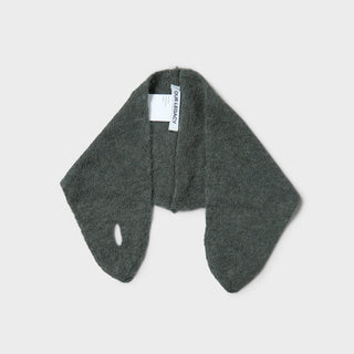 Our Legacy - Miniature Scarf in Moss Green Fuzzy Alpaca