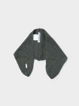 Our Legacy - Miniature Scarf in Moss Green Fuzzy Alpaca