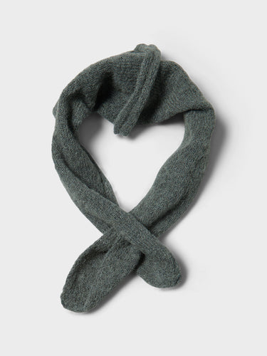 Our Legacy - Miniature Scarf in Moss Green Fuzzy Alpaca