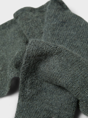 Our Legacy - Miniature Scarf in Moss Green Fuzzy Alpaca