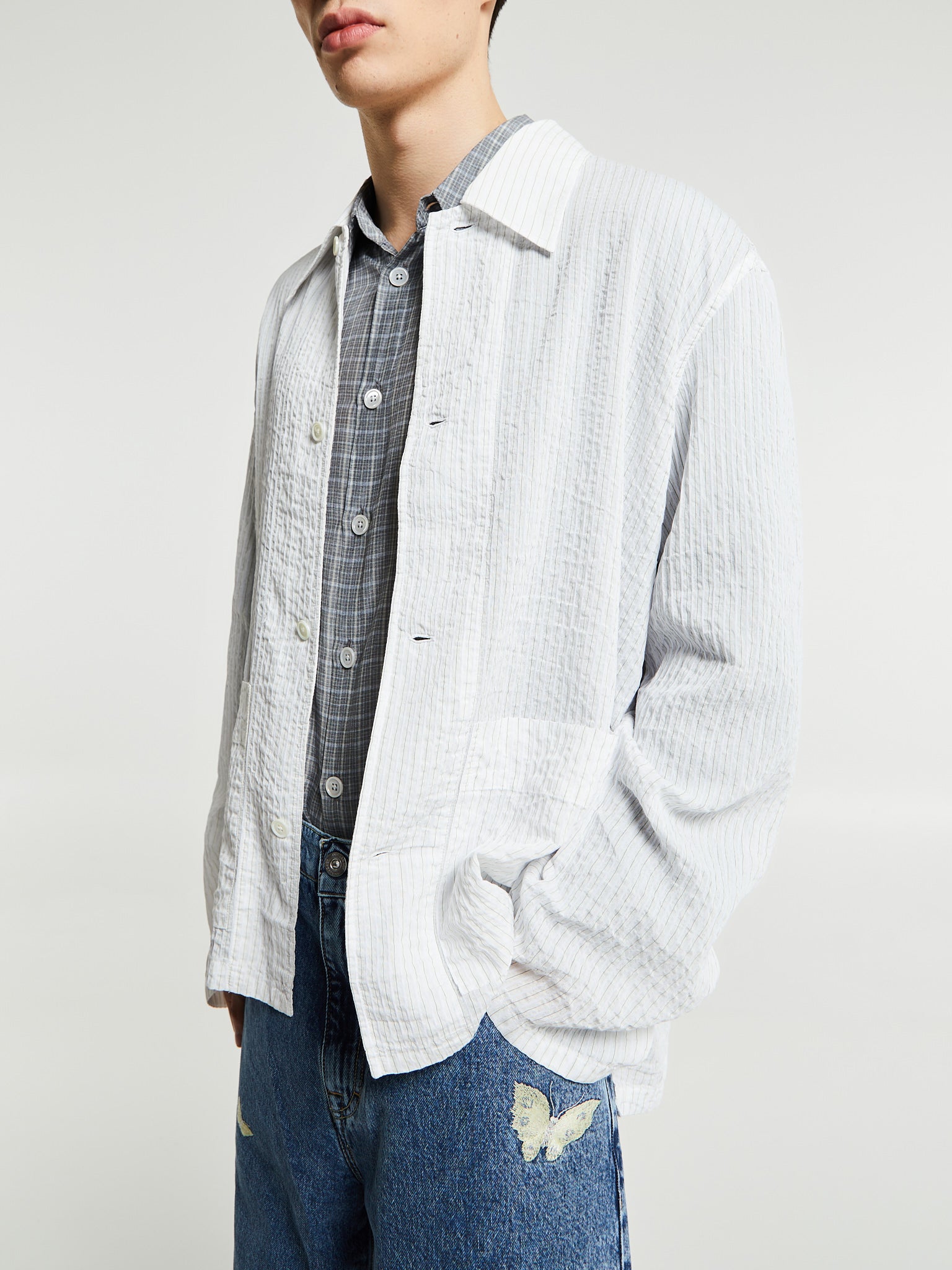 Our Legacy - Haven Jacket in Baws Stripe