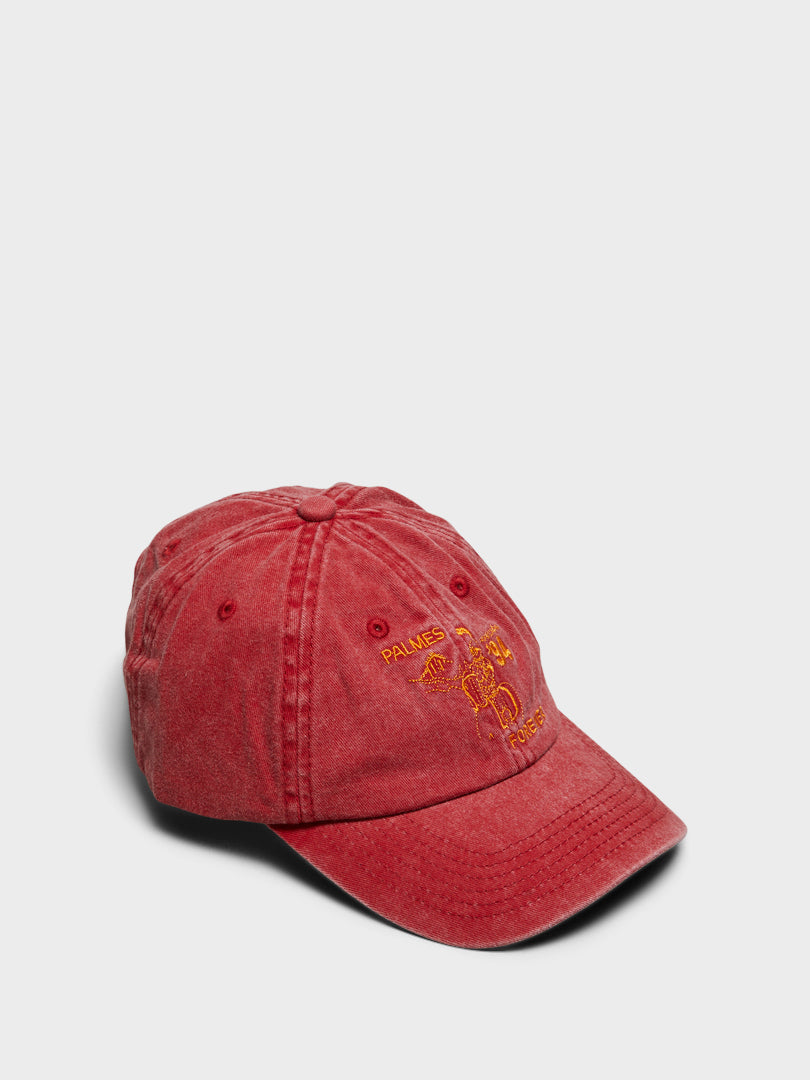 Palmes - Forever 6-Panel Cap in Red