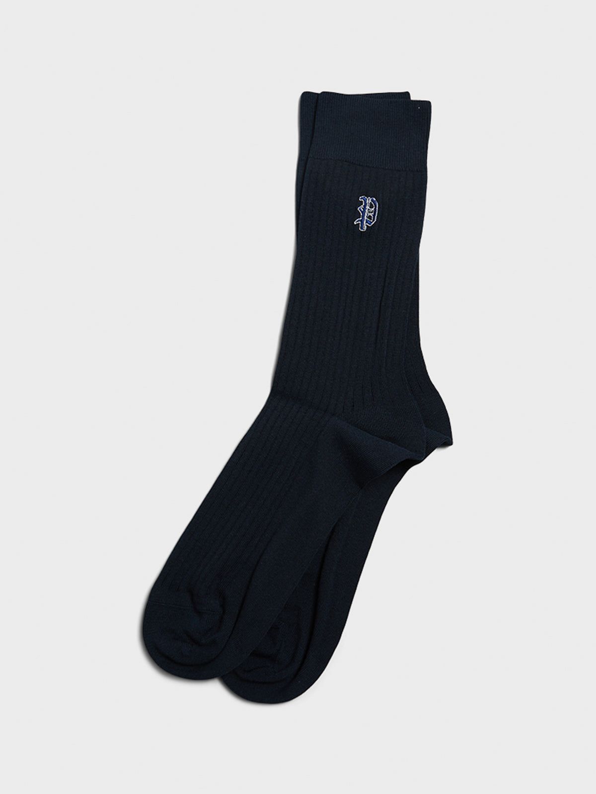 Palmes - Olde Fine Socks in Dark Blue