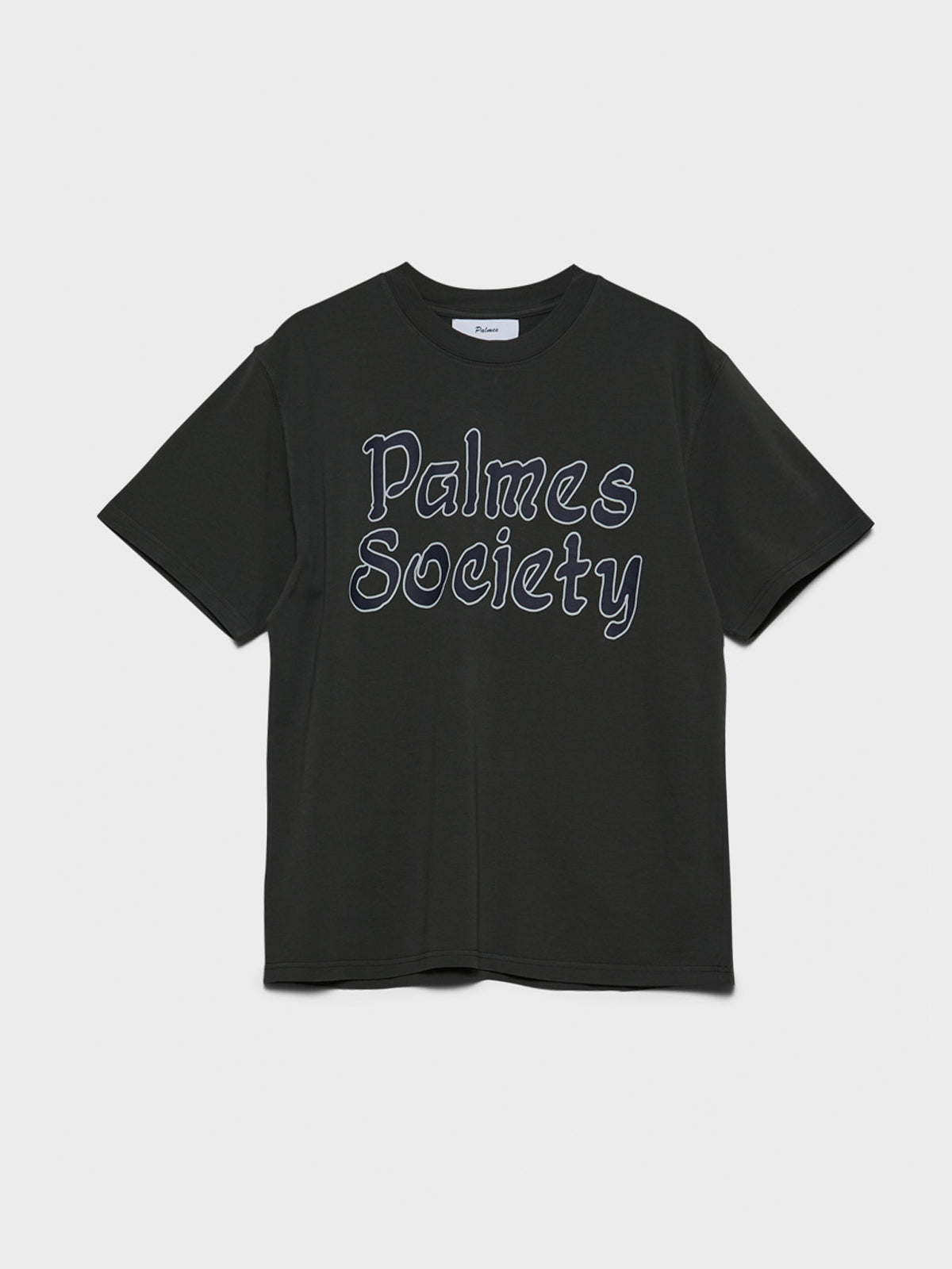 Palmes - Society T-Shirt in Charcoal