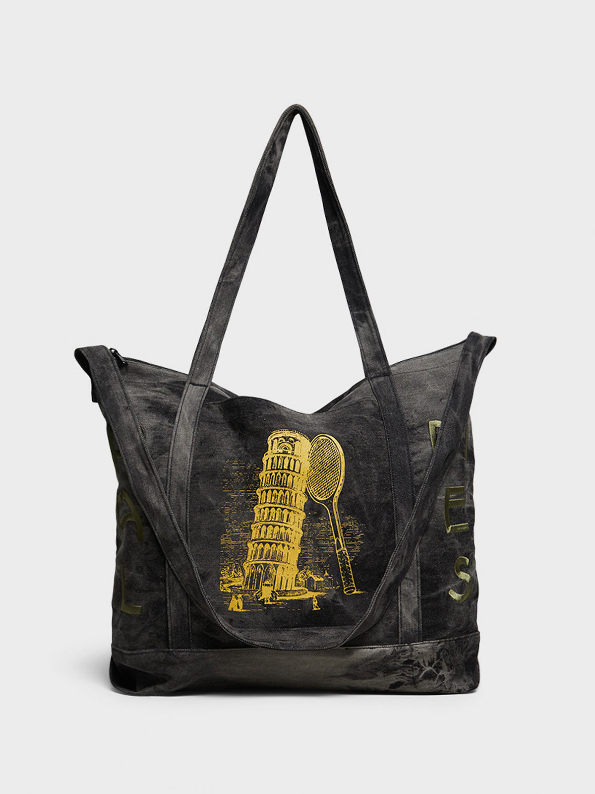 Palmes - Tower Tote Bag in Charcoal