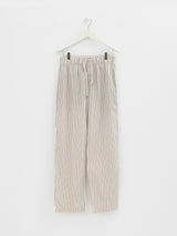 Tekla - Poplin Pyjamas Pants in Hopper Stripes
