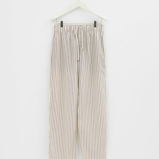 Tekla - Poplin Pyjamas Pants in Hopper Stripes
