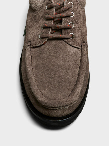 Thiers Shoes in Velvet Graphite