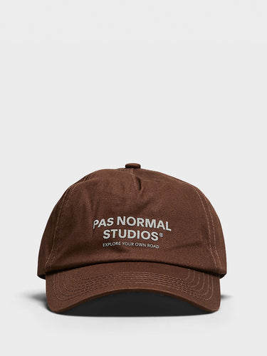 Off-Race Cotton Cap i Lysebrun