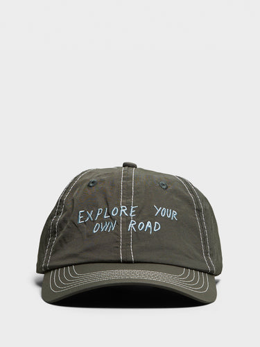 Off-Race Cap i Dark Olive