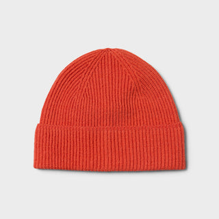 Pas Normal Studios - Off-Race Merino Knit Beanie in Copper Orange