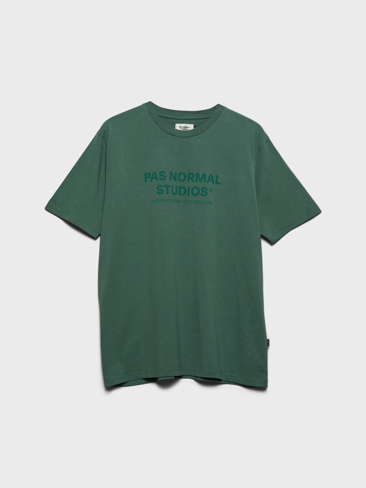 Pas Normal Studios - Off-Race Logo T-Shirt in Smoke Green