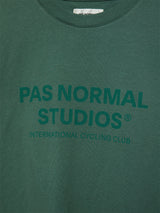 Pas Normal Studios - Off-Race Logo T-Shirt in Smoke Green