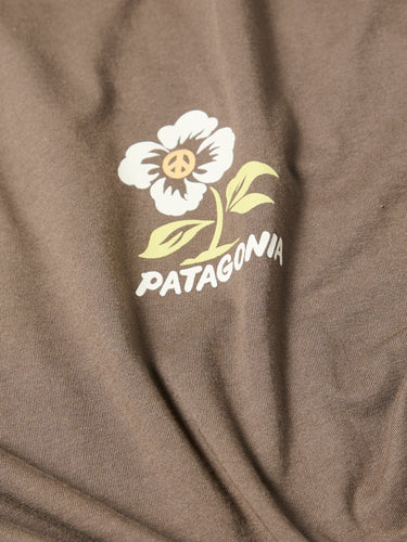 Patagonia - Balance Organic T-Shirt in Peace Seeds Marlow Brown