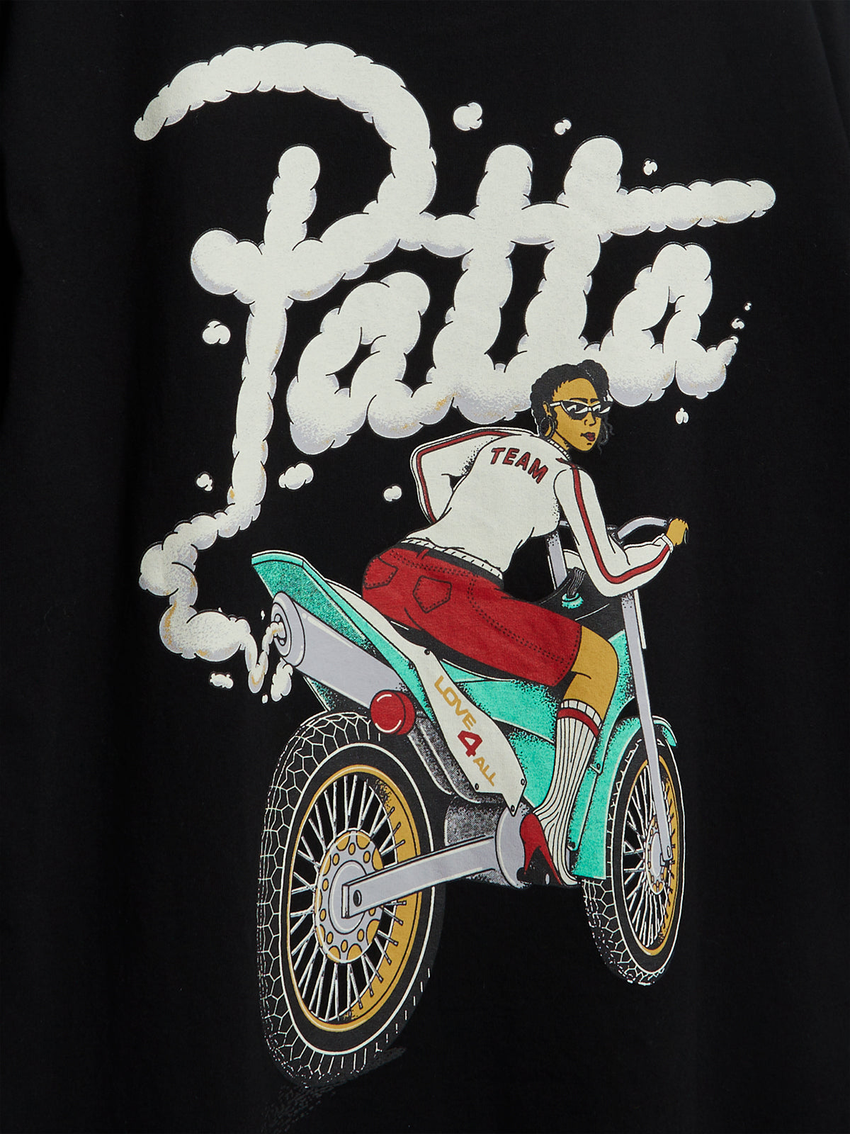 Patta - Biker T-Shirt in Black