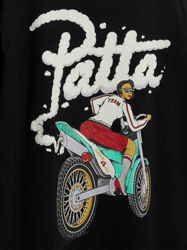 Patta - Biker T-Shirt in Black