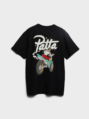 Patta - Biker T-Shirt in Black