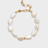 Anni Lu - Big Stellar Pearly Bracelet in Gold