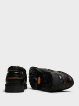 Pennon - Metal Hook Boat Shoes in Black