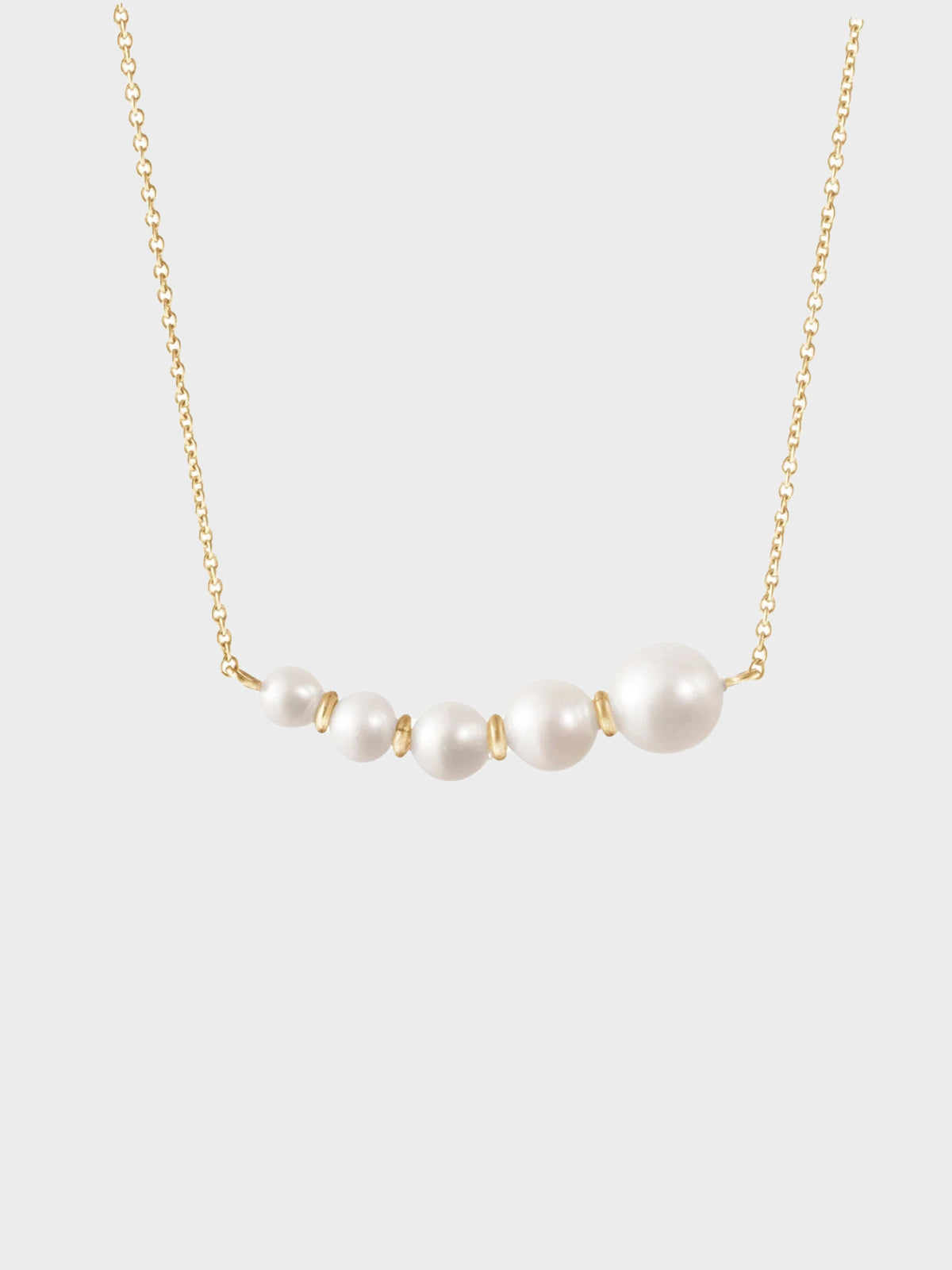 Sophie Bille Brahe - Lune Perle Necklace in 14K Yellow Gold