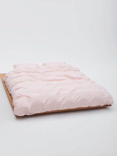 Tekla - Percale Duvet Cover in Petal Pink