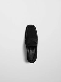 Phoebe Philo - Man's Loafer in Black Suede Leather