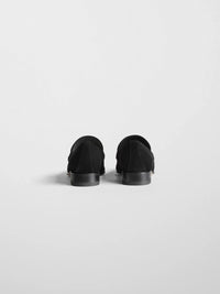 Phoebe Philo - Man's Loafer in Black Suede Leather