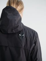 Comme des Garçons PLAY - CDG Play x K Way Full Zip Packable Jacket in Black