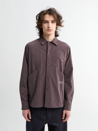 Pas Normal Studios - Off-Race Tech Overshirt in Dark Purple