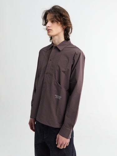Pas Normal Studios - Off-Race Tech Overshirt in Dark Purple