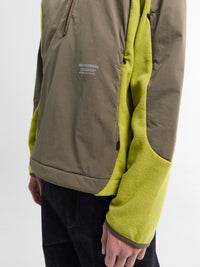 Pas Normal Studios - Off-Race Light Fleece Half-Zip in Moss Green
