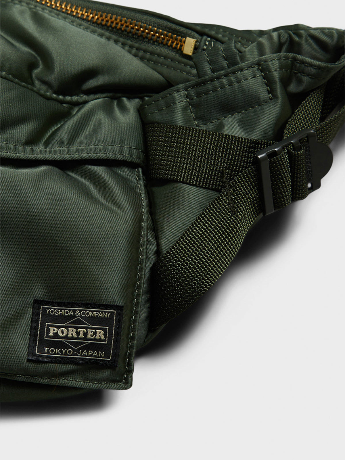 Porter-Yoshida & Co. - ALL NEW TANKER Waist Bag in Sage Green