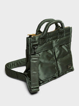 Porter-Yoshida & Co. - Tanker Square Tote Bag in Sage Green