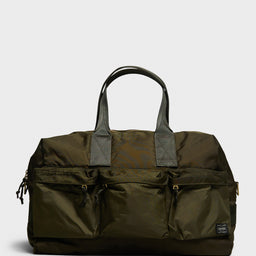 Porter-Yoshida & Co. - Force 2Way Duffle Bag in Olive Drab