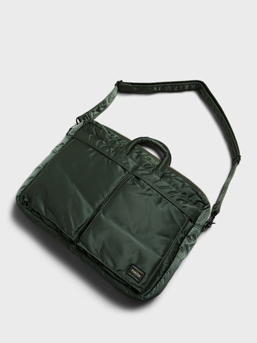 Porter-Yoshida & Co. - ALL NEW TANKER 2Way Briefcase in Sage Green