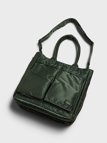 Porter-Yoshida & Co. - ALL NEW TANKER 2Way Tote Bag in Sage Green