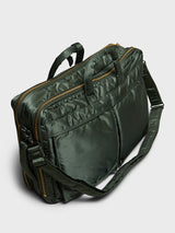 Porter-Yoshida & Co. - ALL NEW TANKER Double Zip 3Way Briefcase in Sage Green