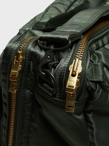 Porter-Yoshida & Co. - ALL NEW TANKER Double Zip 3Way Briefcase in Sage Green