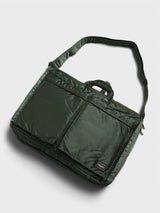 Porter-Yoshida & Co. - ALL NEW TANKER Double Zip 3Way Briefcase in Sage Green